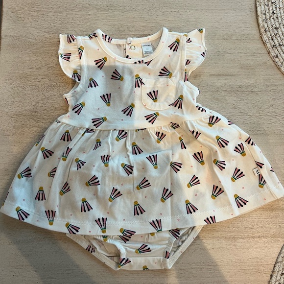BRAND NEW Petit Lem Matching Dress / Bloomers Set, Size 3 Months - Picture 7 of 11
